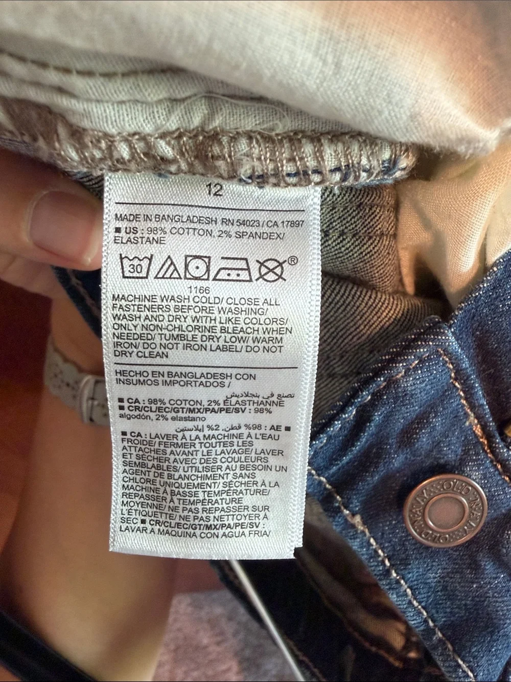 Old Navy Kids Blue Slim Straight Jeans